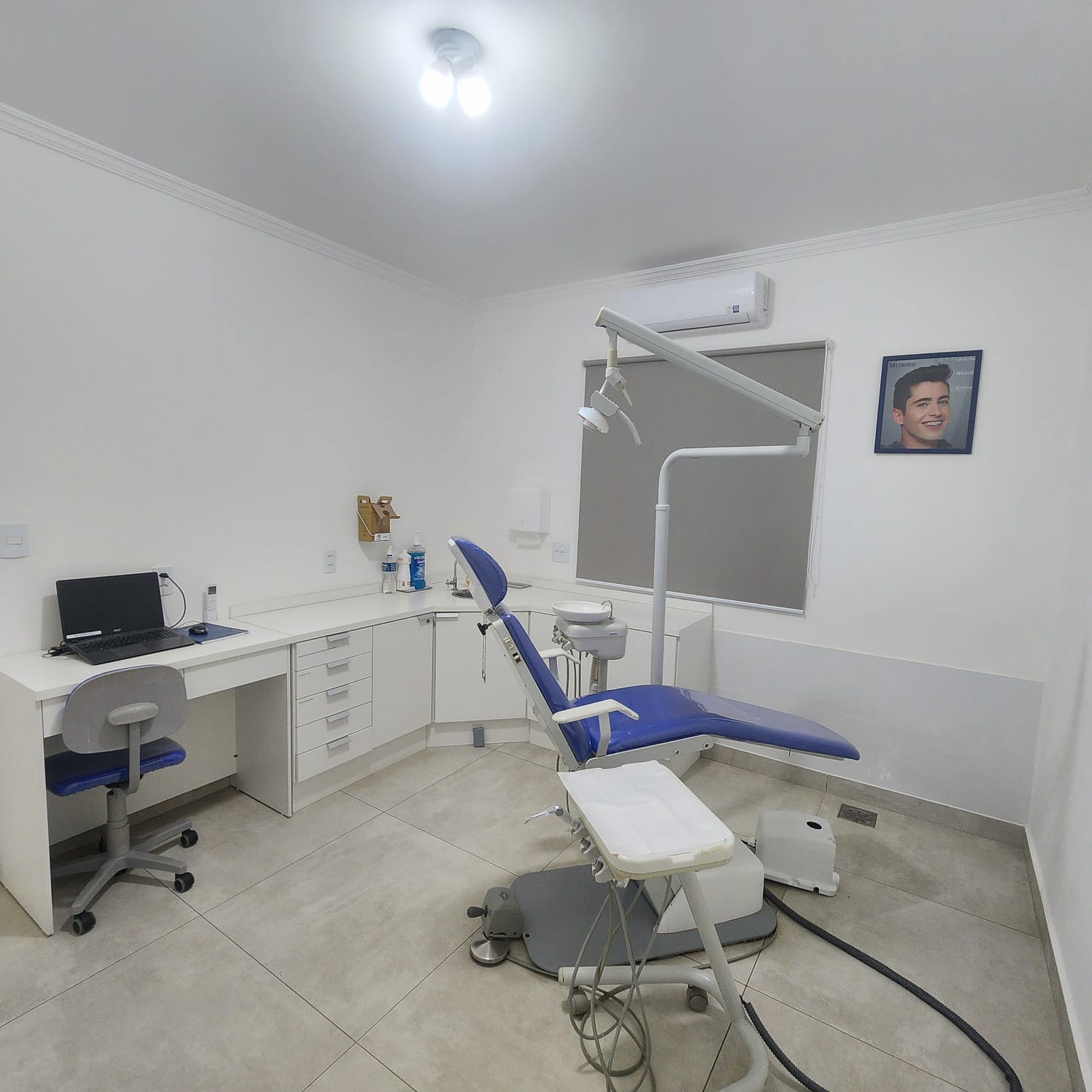 Interior da clínica Odonto Excellence Botucatu